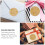 500Stk Papieraufkleber Gold Partygeschenk Sticker 6