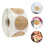 500Stk Papieraufkleber Gold Partygeschenk Sticker 11