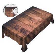 Fashion Holzoptik Tischdecke Für Esstisch 140x140cm