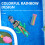 1St Regenbogen Schwimm Board PVC Mit Farbenfrohem Design 9