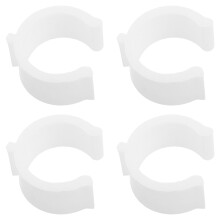 16 Vorhangstangenhalter Kunststoff Weiß Mit U‑Form Für 26–28 mm