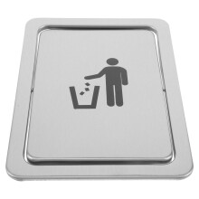 3Stk Einbau Abfalleimer Deckel Ausgleichsklappdeckel Mit Silber