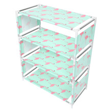 4 Schuhschrank Aus Vlies Flamingo Grün