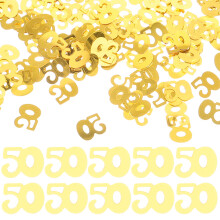 4800 Nummer 50 Pailletten Konfetti Für Gold