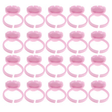 100Stk Abs Ring Farbbehälter Wimpernverlängerung