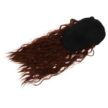 Curly Hair Hoed Vrouwen: Lange Golvende Soft Synthetic