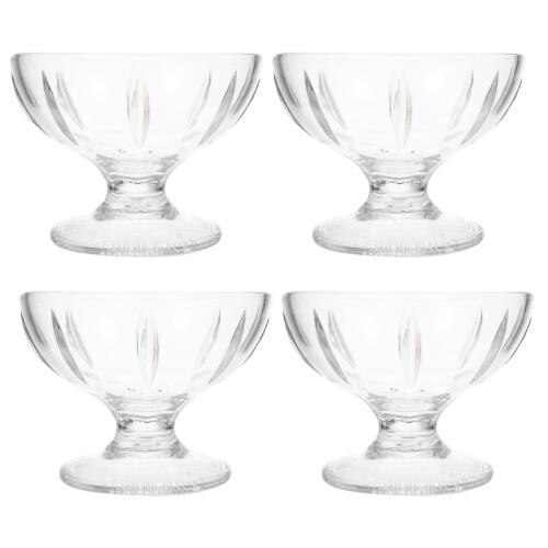 4 Piezas Vaso Plástico Para Jugos, Y Con Base 1