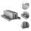 1Pc Aluminum Vertical Laptop Stand Sturdy Grey Notebook Base for Desk 4