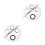 2 Sets Make-Up Mit Farbmischstab Nagelkunstfarbe S Silber 4