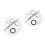 2 Sets Make-Up Mit Farbmischstab Nagelkunstfarbe S Silber 6