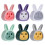 6 Pcs Adhesive Kitchen Towel Holder Towels Plug Mixed Color 1