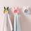 6 Pcs Adhesive Kitchen Towel Holder Towels Plug Mixed Color 6