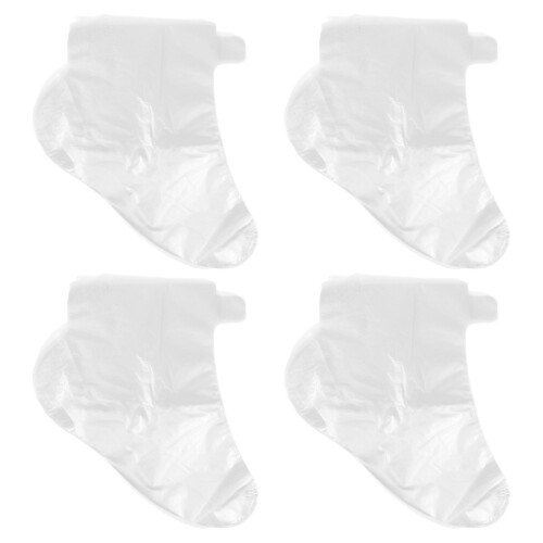 Funda Plástica Transparente Desechable Para Pies, 100 Unidades
