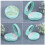 1 Funda Lentes Mármol Portátil Con Soporte Verde 8