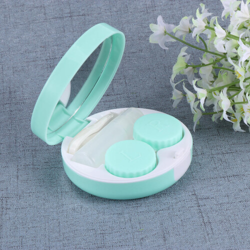 1 Funda Lentes Mármol Portátil Con Soporte Verde 2