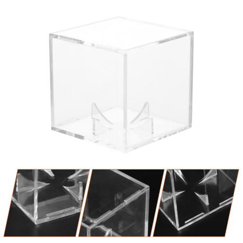 Caja De Visualización Transparente Para Béisbol A De Polvo 1
