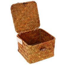 Panier De Rangement Avec En Rotin Pour Divers