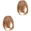 2 Unidades Extensiones De Con Clip Para Mujer Flequillo 5