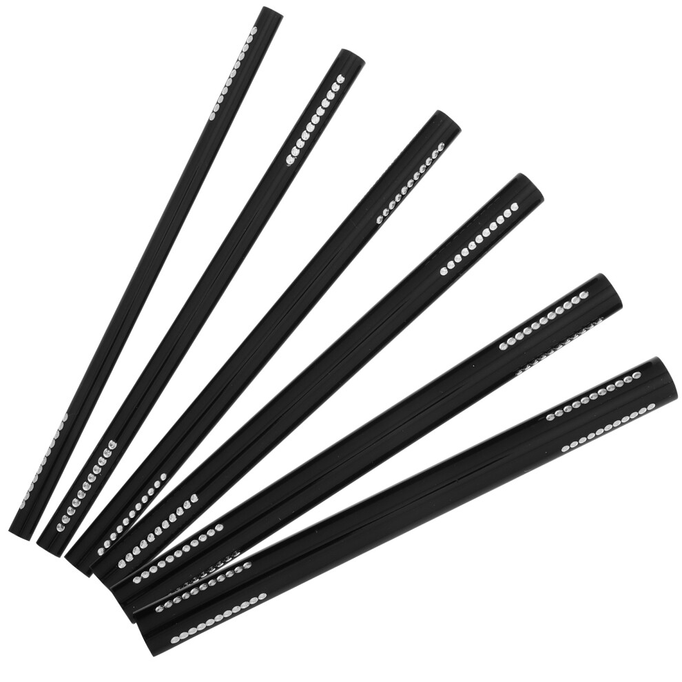 Inoomp 6Pcs Nail Shaping Wand Metal Cuticle Pusher For Gel French Manicure