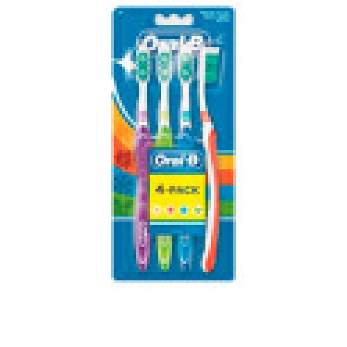Oral-B SHINY CLEAN cepillo dental medio 4 u