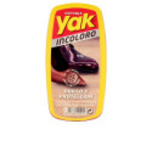 YAK éponge à chaussures auto-brillante incolore 1 u