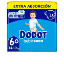 Couches DODOT EXTRA STAGES taille 6 14-20 kg 48 unités