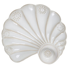 Shell Shape Ceramic Dinner Plate Home Decorative Tableware
