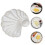 Shell Shape Ceramic Dinner Plate Home Decorative Tableware 6
