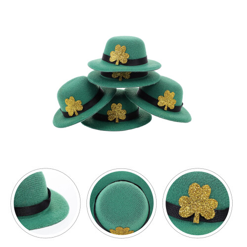 5 Pièces Chapeaux De Décoration Pour Bouteille De Vin Saint-Patrick 2