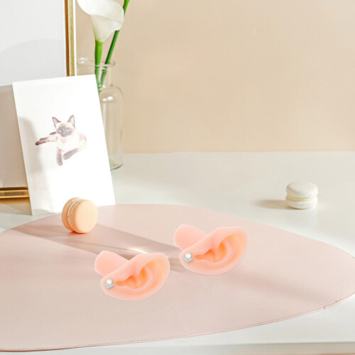 De Paire D'Oreilles En Silicone Pour Perçage 2