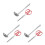 3 Set Pinze Per E Carbone, Per E 10
