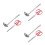 3 Set Pinze Per E Carbone, Per E 9