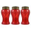3 Pezzi Led Fiamma Per Giardino Cimitero 9