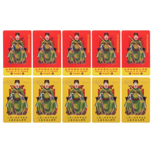 10 Pezzi Amuleto Fortuna Taisui 2024
