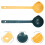 2Pcs Plastic Oil Separator Spoons Oil Filter Kitchen Cookware Assorted 3