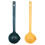 2Pcs Plastic Oil Separator Spoons Oil Filter Kitchen Cookware Assorted 9