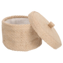 Woven Storage Basket Met Voor Home Desktop Organisatie