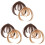 6 Unidades Extensiones De Con Clips Para Mujer 4