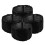 4 Pezzi Grow Tent Vent Cover in Oxford con 9