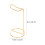 1Pc Practical Golden Alloy Headset Bracket Stable Holder for Desk Use 2