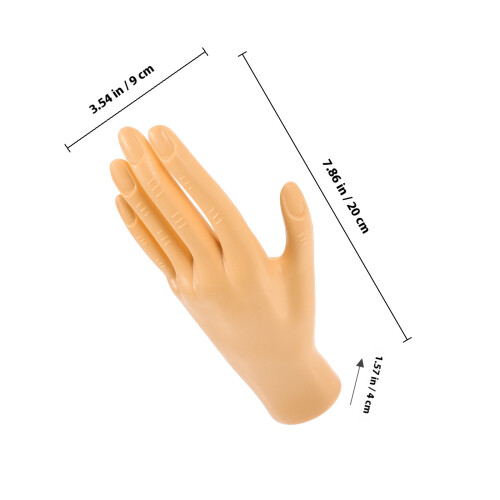 Main De Pratique Pour Ongles Réaliste Simulée 1