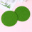 20 Pezzi Tappetini In 14X14 Cm Antiscivolo Per E Vasi Verde 4