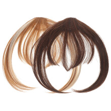 6 Stuks Fake Bangs Haarverlenging Clip In Met Tempels
