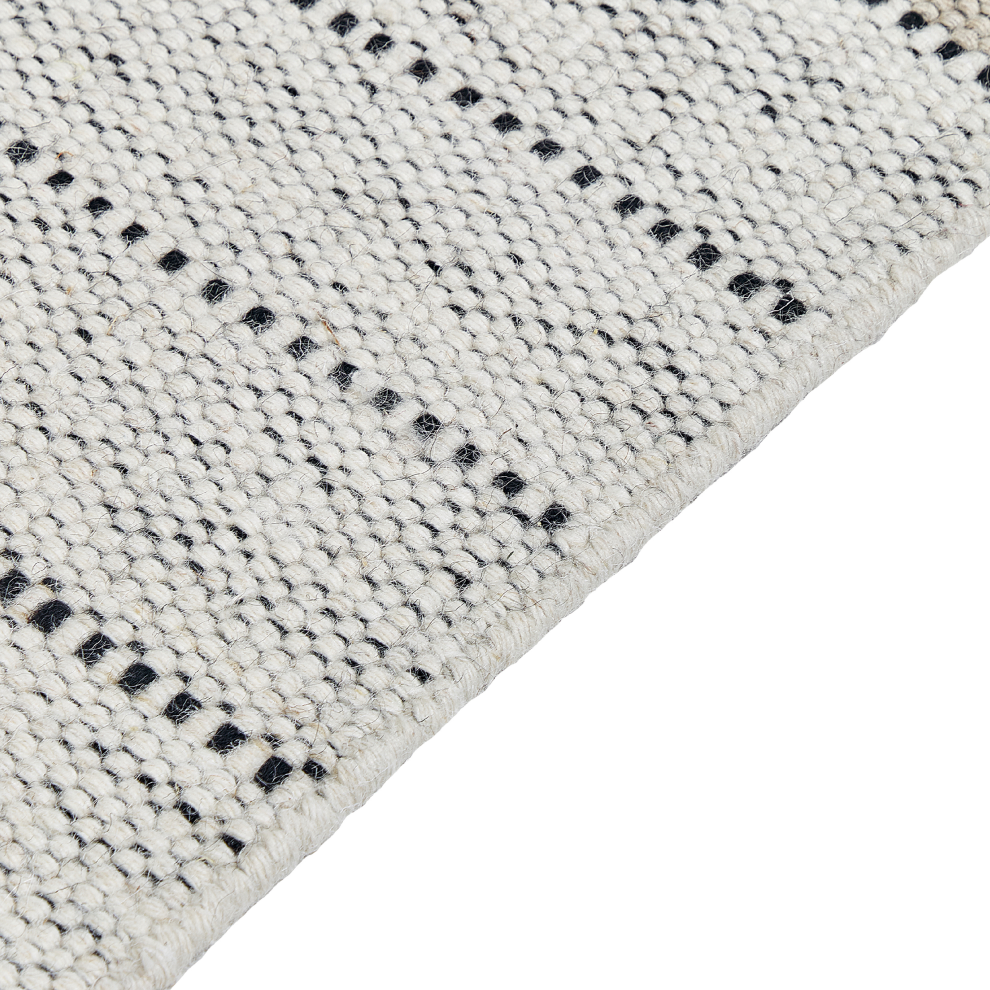 Beliani Rug Yazlik Beige 160 X 230 Cm Wool