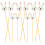 100 Pezzi Stuzzicadenti Bunny In Bamboo Per Antipasti E Bevande 10