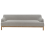 Beliani Sofa 3 Seater SOSJO Fabric Light Grey 1