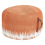 Beliani Pouffe KAWAI Cotton Orange 1