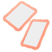 2Pcs Locker Mirror Magnet Orange with High Definition