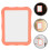 2Pcs Locker Mirror Magnet Orange with High Definition 9