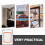 2Pcs Locker Mirror Magnet Orange with High Definition 8